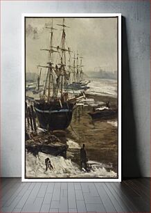 Πίνακας, The Thames in Ice, James Abbott McNeill Whistler (1834-1903)