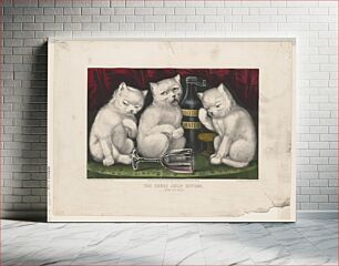 Πίνακας, The three jolly kittens - after the feast