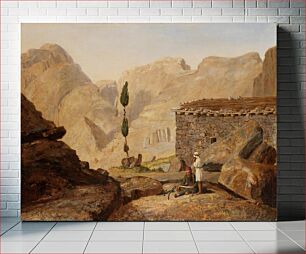 Πίνακας, The Top of Mount Sinai with the Chapel of Elijah by Miner Kilbourne Kellogg