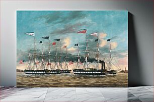 Πίνακας, The Tow Boat Conqueror by James Guy Evans