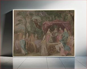 Πίνακας, The Triumph of the Church: Ecclesia Presented with the Doctrines, Seated in a Chariot Attended by the Four Doctors of the Church by Otto van Veen