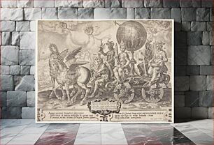 Πίνακας, The triumph of the world by Cornelis Cort