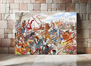 Πίνακας, The Turmoil of Conflict, Joan of Arc series: IV (1909 - 1913) vintage Japanese painting