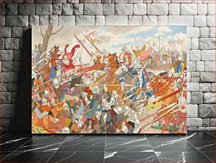 Πίνακας, The Turmoil of Conflict (Joan of Arc series: IV), (ca. 1909–1913) by Louis Maurice Boutet de Monvel