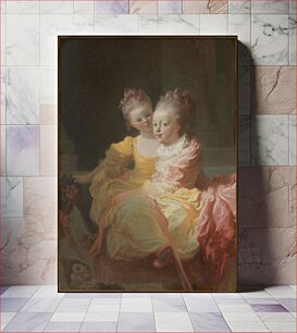 Πίνακας, The Two Sisters by Jean-Honoré Fragonard