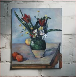 Πίνακας, The Vase of Tulips (ca. 1890) by Paul Cézanne