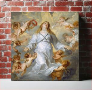 Πίνακας, The Virgin as Intercessor (1628–1629) by Sir Anthony van Dyck