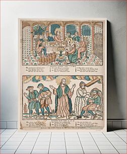 Πίνακας, The Wedding at Cana and Christ by Johan Rudolph Thiele