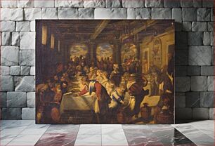 Πίνακας, The wedding at Cana by Hans Rottenhammer