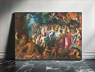 Πίνακας, The wedding of Peleus and Thetis by Hans Rottenhammer