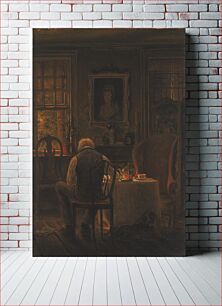Πίνακας, The Widower by Edward Lamson Henry