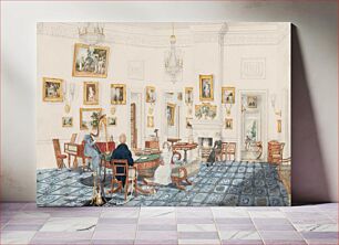 Πίνακας, The Winter Room in the Artist's House at Patna by Sir Charles d Oyly