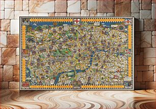 Πίνακας, The Wonderground map of London town
