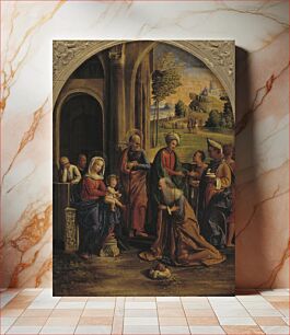 Πίνακας, The worship of kings by Benvenuto Tisi by Ortolano