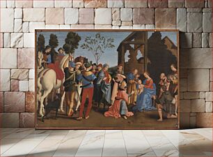 Πίνακας, The worship of kings by Raphael
