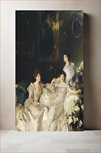 Πίνακας, The Wyndham Sisters: Lady Elcho, Mrs. Adeane, and Mrs. Tennant (1899) by John Singer Sargent