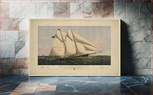 Πίνακας, The yacht "Henrietta" 205 tons: modelled by Mr. Wm. Tooker, N.Y. built by Mr. Henry Steers, Greenpoint, L.I
