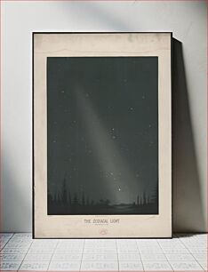 Πίνακας, The zodiacal light, observed February 20, 1876