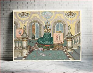 Πίνακας, Theatre Lobby (1935/1942) by Perkins Harnly