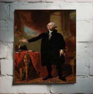 Πίνακας, This is a copy of Stuart's Lansdowne portrait of George Washington, hanging in the White House