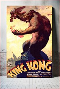 Πίνακας, This is a scan of the original publicity poster for King Kong (1933)