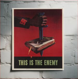 Πίνακας, This is the enemy, Nazi propaganda