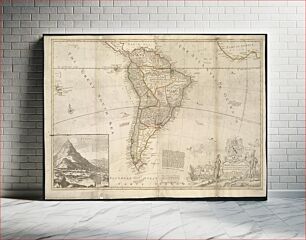 Πίνακας, This map of South America, according to the newest and most exact observations