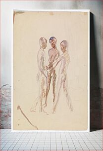 Πίνακας, Three boys, 1900 - 1925, by Magnus Enckell
