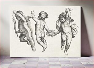 Πίνακας, Three cherubs (ca. 1640–1652)
