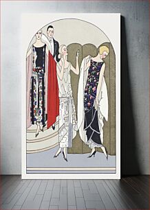 Πίνακας, Three evening dresses (1924) by Philippe et Gaston and George Doeuillet