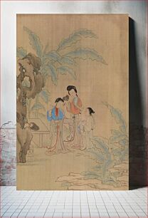 Πίνακας, Three Figures in Landscape by Qiu Ying