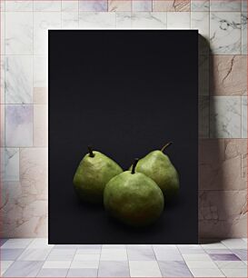 Πίνακας, Three Green Pears Τρία πράσινα αχλάδια