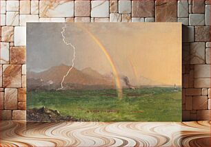 Πίνακας, Thunderstorm in the Alps (1868) by Frederic Edwin Church