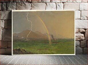 Πίνακας, Thunderstorm in the Alps by Frederic Edwin Church