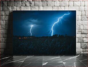 Πίνακας, Thunderstorm over Field Καταιγίδα πάνω από το πεδίο