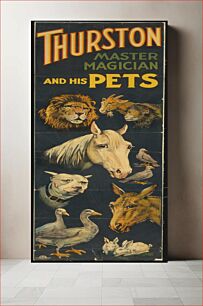 Πίνακας, Thurston, master magician and his pets