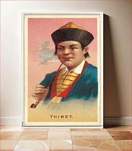 Πίνακας, Tibet, from World's Smokers series (N33) for Allen & Ginter Cigarettes