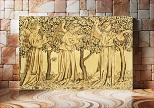 Πίνακας, Tile Design–Processing Angels (1866) by William Morris