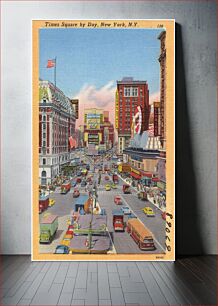 Πίνακας, Times Square by day, New York, N. Y