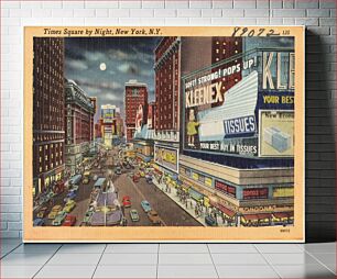 Πίνακας, Times Square by night, New York, N. Y