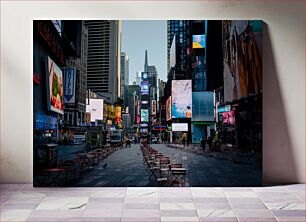 Πίνακας, Times Square in the Early Morning Times Square το πρωί