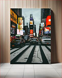 Πίνακας, Times Square Traffic Κυκλοφορία της Times Square