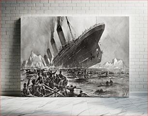 Πίνακας, Titanic sinking (1912) by Willy Stöwer