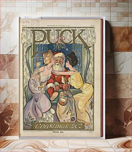 Πίνακας, Title: Puck Christmas 1902 / Frank A. Nankivell 1902. Abstract/medium: 1 print : chromolithograph