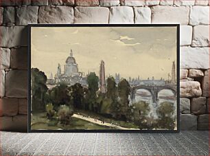Πίνακας, To St. Paul's from my window (between 1890 and 1923) by Joseph Pennell
