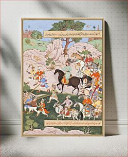Πίνακας, Toda Mongke and His Mongol Horde, Folio from a Chingiznama (History of Genghis Khan) by Tulsi and Madhava