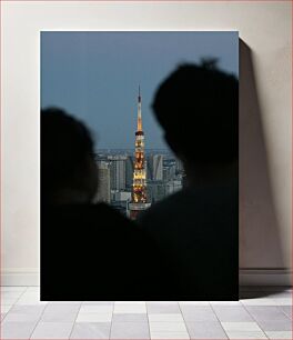 Πίνακας, Tokyo Tower at Dusk Πύργος του Τόκιο στο σούρουπο