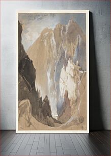 Πίνακας, Toltec Gorge and Eva Cliff from the West, Colorado, Thomas Moran