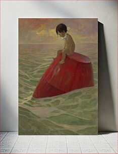 Πίνακας, Tom sat upon the buoy long days (1916) by Jessie Willcox Smith