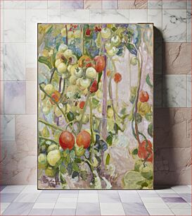 Πίνακας, Tomatoes, 1913, by Pekka Halonen